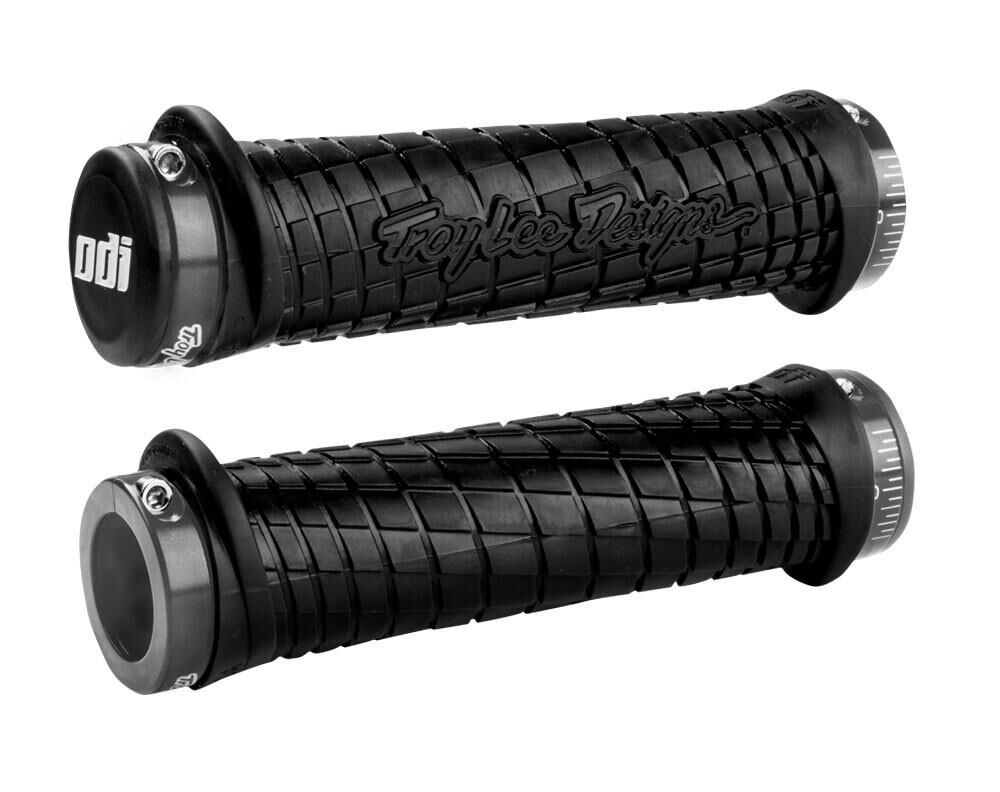 ODI GRIPS Troy Lee Designs Signature ATV Lock-On bónuszcsomag fekete szürke bilincsekkel