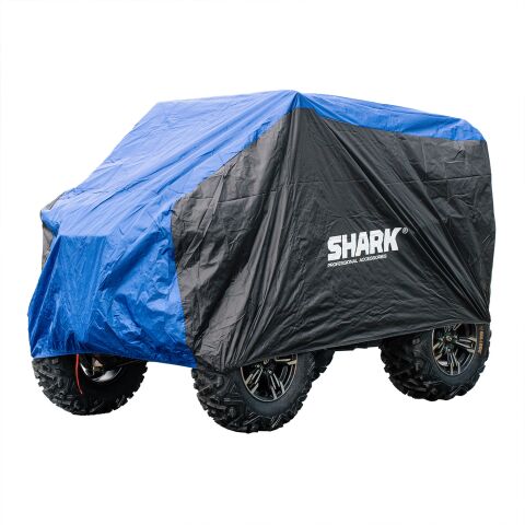 ATV ponyva XXL méret Fekete/Kék