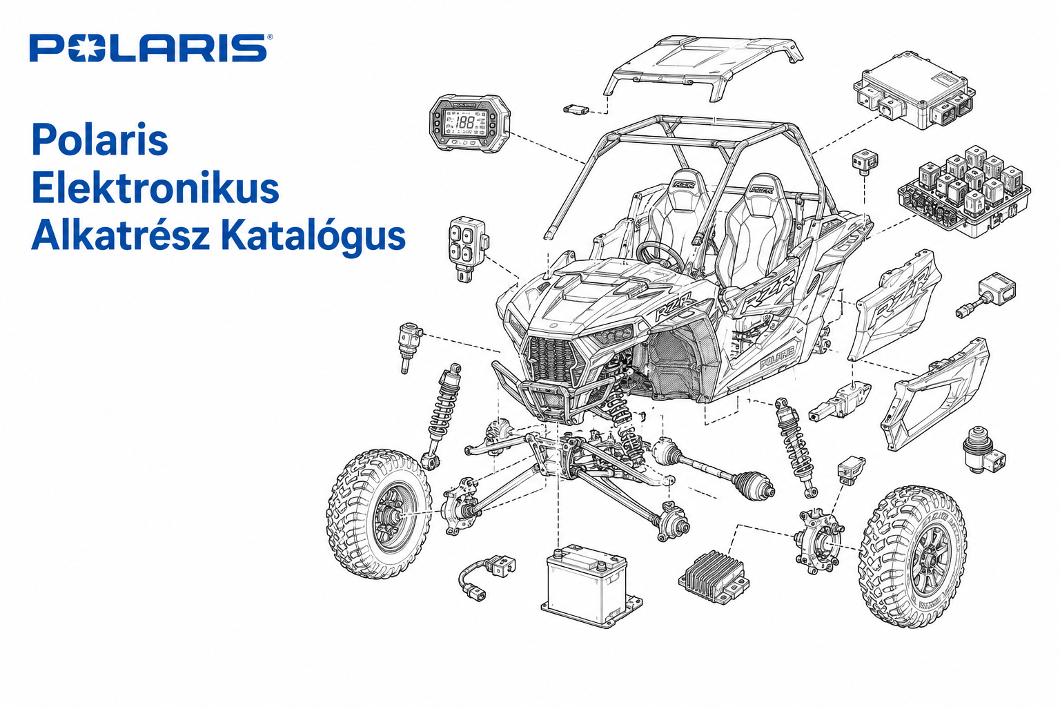 Polaris elektrunikus alkatrész katalógus 